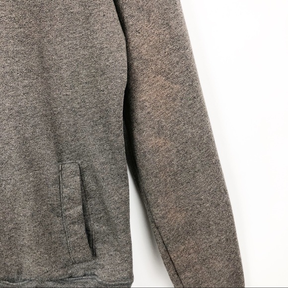 VS PINK Pullover Sweatshirt 1/4 Zip Gray - Picture 2 of 8